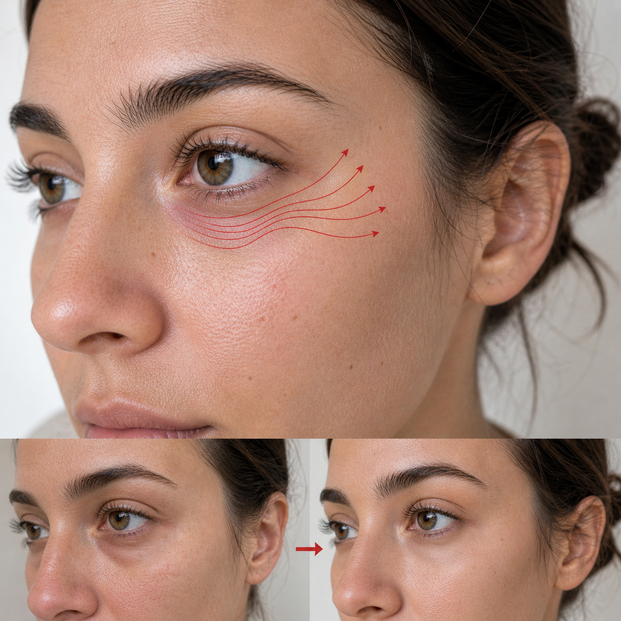 Le masque Luumia réduit les poches sous les yeux